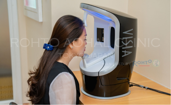 VISIA肌診断器（米国）でお肌の状態の分析