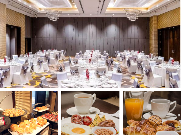 5-star hotel lunch & tea break space at Caravelle Hotel Saigon.